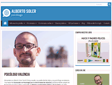 Tablet Screenshot of albertosoler.es